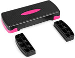 GYMAX Aerobic Step Platform, 26" Exercise Workout Stepper with Non-Slip Surface