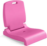 GYMAX Foldable Poolside Chairs for Edge of Pool Portable Pool Chair with Handle
