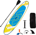 GYMAX Inflatable Stand Up Paddle Board, 11’ x 31” x 6” Lightweight SUP with Accessory Set