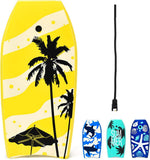 GYMAX 33"/37"/41" Body Board with EPS Foam Core Boogie Boards for Beach