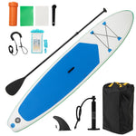 GYMAX Paddle Board 11' x 6" Inflatable Stand Up Paddle Board with SUP Accessories