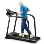 GYMAX Walking Treadmill for Seniors 2.5HP LED Recovery Fitness Exercise Machine