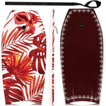 GYMAX Boogie Boards for Beach, 33"/37"/41" Body Board with EPS Foam Core
