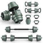 Adjustable Dumbbell Set 4 in 1 Free Weight Set with Connector