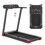 GYMAX Folding Smart APP Control Running Machine