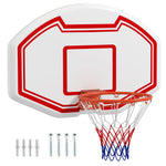 GYMAX Wall Mounted Basketball Hoop, 36" x 24" Shatterproof Backboard and 18 Inch Rim