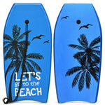 GYMAX 33"/37"/41" Body Board with EPS Foam Core Boogie Boards for Beach