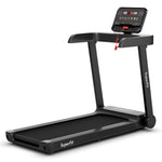 GYMAX Electric Treadmill, Home Gym Running Machine with Led Monitor & Smart App Control
