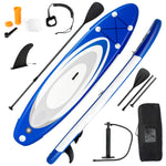 GYMAX Inflatable Stand Up Paddle Board, 6” SUP with Premium Complete Accessories for All Skill Level