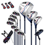 GYMAX Golf Clubs for Men, 16PCS Right Handed Complete Golf Set - 3 Woods (