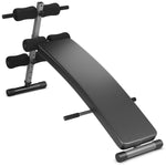 GYMAX Sit Up Bench, 440lbs Adjustable Incline Sit up Bench for Abs, Utility Workout Training Slant Bench for Home Gym