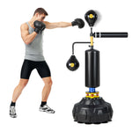 Freestanding Boxing Bag Trainer with 2 Speed Balls