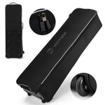 GYMAX Golf Travel Bags, Heavy Duty 900D Oxford Cloth Wear Resistant & Waterproof Golf Travel Cover w/Wheels