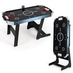 GYMAX Foldable Air Hockey Table, 56 Inch Arcade Style Air Hockey Game Table