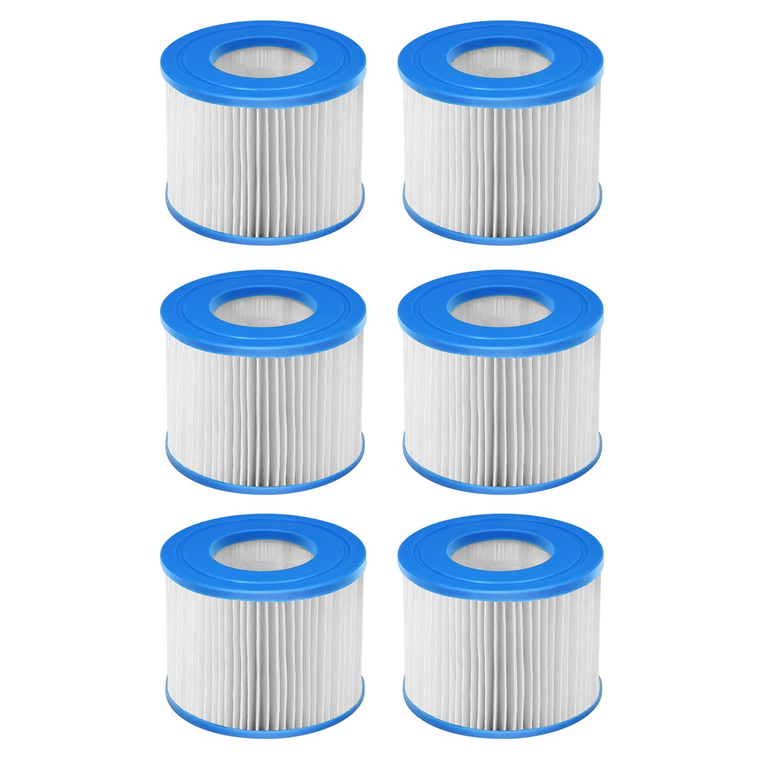 GYMAX Type VI Hot Tub Filter Replacement, 6/12 Pack Spa Filter Cartridge Compatible Most Hot Tub, Massage Pool