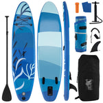 GYMAX Paddle Board, 9.8'/10'/11' x 6" Inflatable Stand Up Paddle Board with SUP Accessories