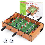GYMAX Foosball Table, 20" Mini Foosball Table with 2 Balls for Kids