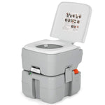 GYMAX Portable Toilet RV Toilet