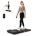GYMAX Walking Pad 340lbs 3 in 1 Treadmill with Remote & LED Display