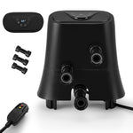 GYMAX Hot Tub Heater Pump, 1350W Electric Control Machine with Thermostatic Heating, Soothing Bubble Massage