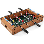 GYMAX Foosball Table, 20” Tabletop Mini Soccer Game with 2 Footballs & Score Keeper