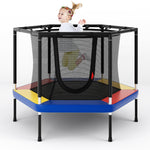GYMAX Trampoline for Kids 48” ASTM Approved Trampoline