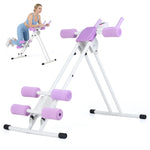 GYMAX Ab Machine 440LBS Abdominal Workout Equipment with LCD Monitor