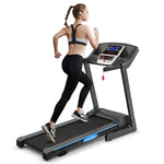GYMAX Electric Folding Cardio Exercise Treadmill Fitness Jogging Running Machine Treadmill w/Manual Incline