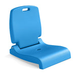 GYMAX Foldable Poolside Chairs for Edge of Pool Portable Pool Chair with Handle