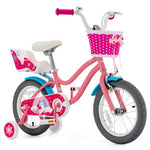 GYMAX Kids Bike, 14 Inch Kids Bicycle with Removable Training Wheels, Coaster Brake