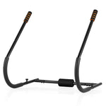 GYMAX Ab Machine, 330lbs Ab Cruncher for Stomach Workout with Head Protector, Padded Grips & Foam Edge