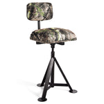 GYMAX Swivel Hunting Chair, Folding 360° Rotatable Camo Hunting Seat