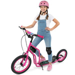 GYMAX Youth Scooter Height Adjustable Kick Scooters