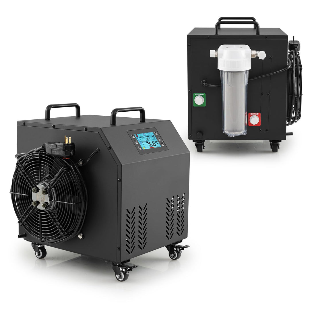 GYMAX Cold Plunge Chiller Ice Bath Water Cooler with 2 Filters