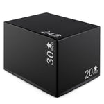 3 in 1 Plyo Jumping Training Box with Non-Slip & Easy-to-Clean PU Cover