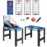 GYMAX Multi Game Table, 6 in 1 Combo Game Table with Basketball, Air Hockey, Pool Table, Ping Pong