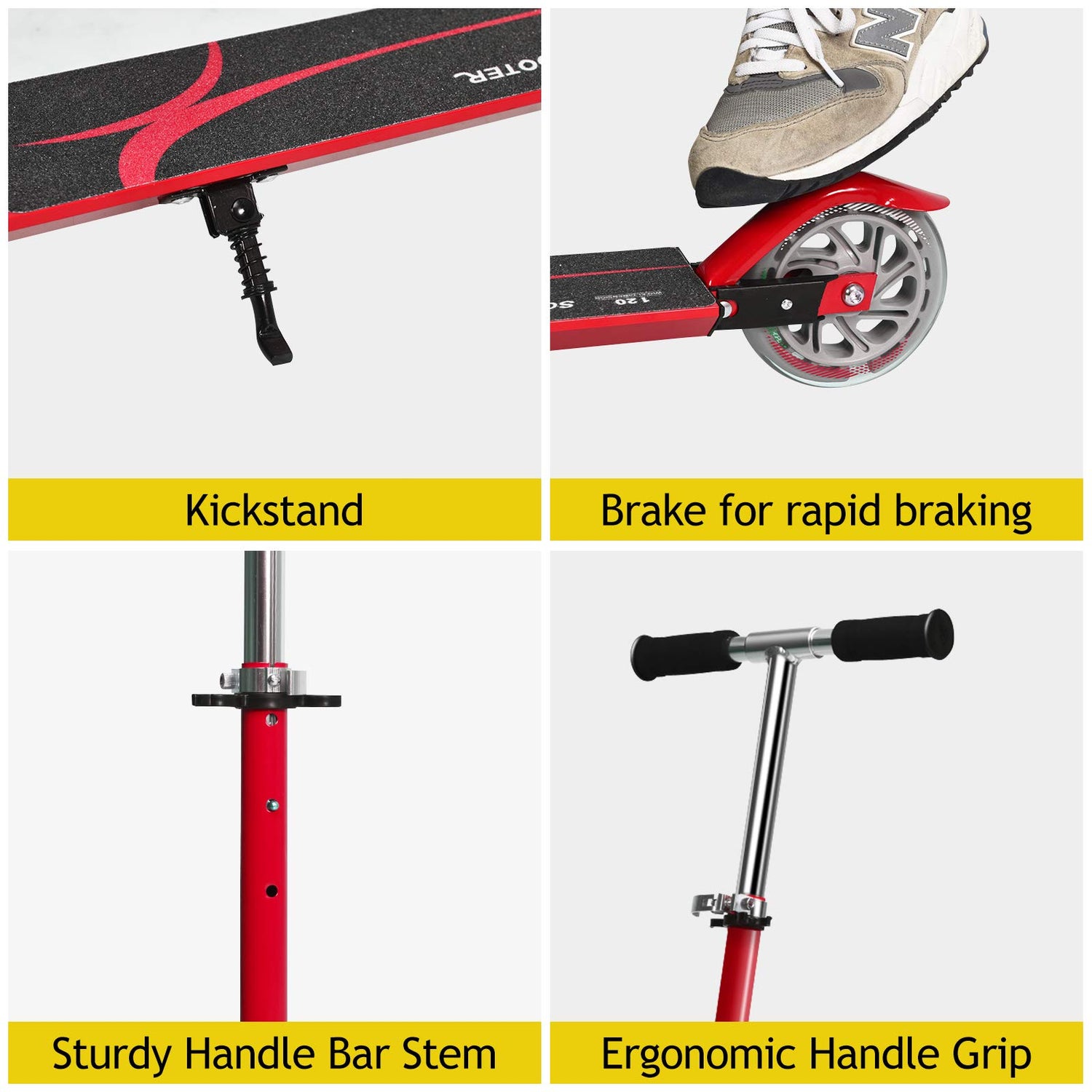 Toddler Scooters with 5” Lighted-up LED Wheels