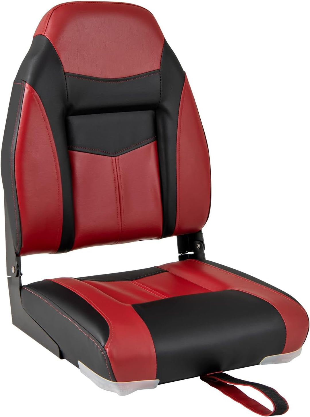 GYMAX Boat Seats, Folding High Back Boat Seats with Stainless Steel Screw Included