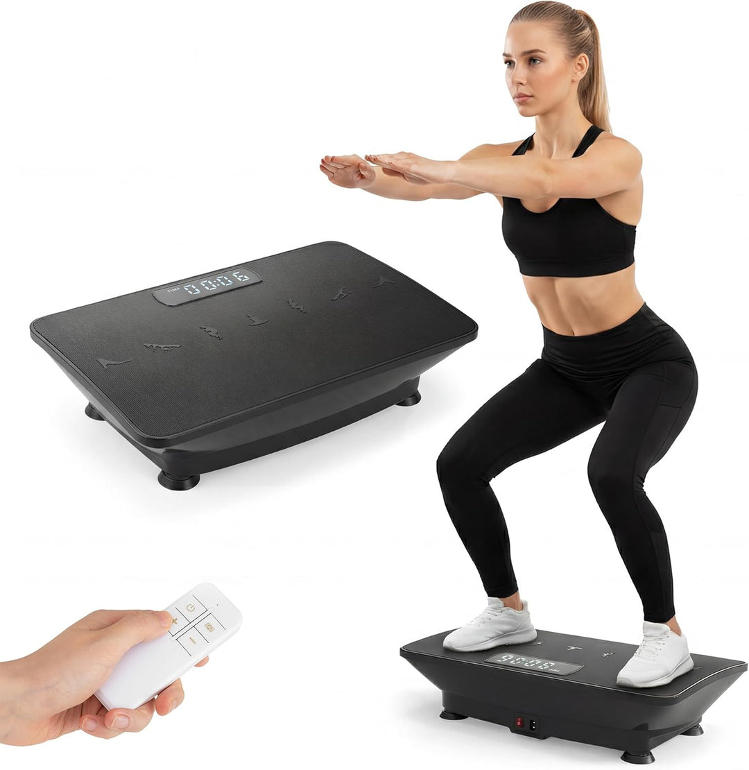 GYMAX Vibration Plate Exercise Machine with Auto Start Design