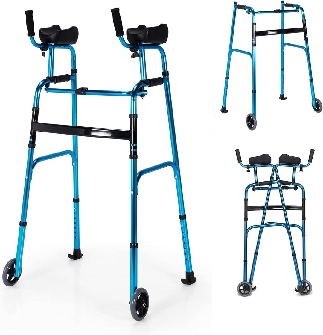 GYMAX 440lbs Lightweight Aluminum Alloy Rehabilitation Auxiliary Walker