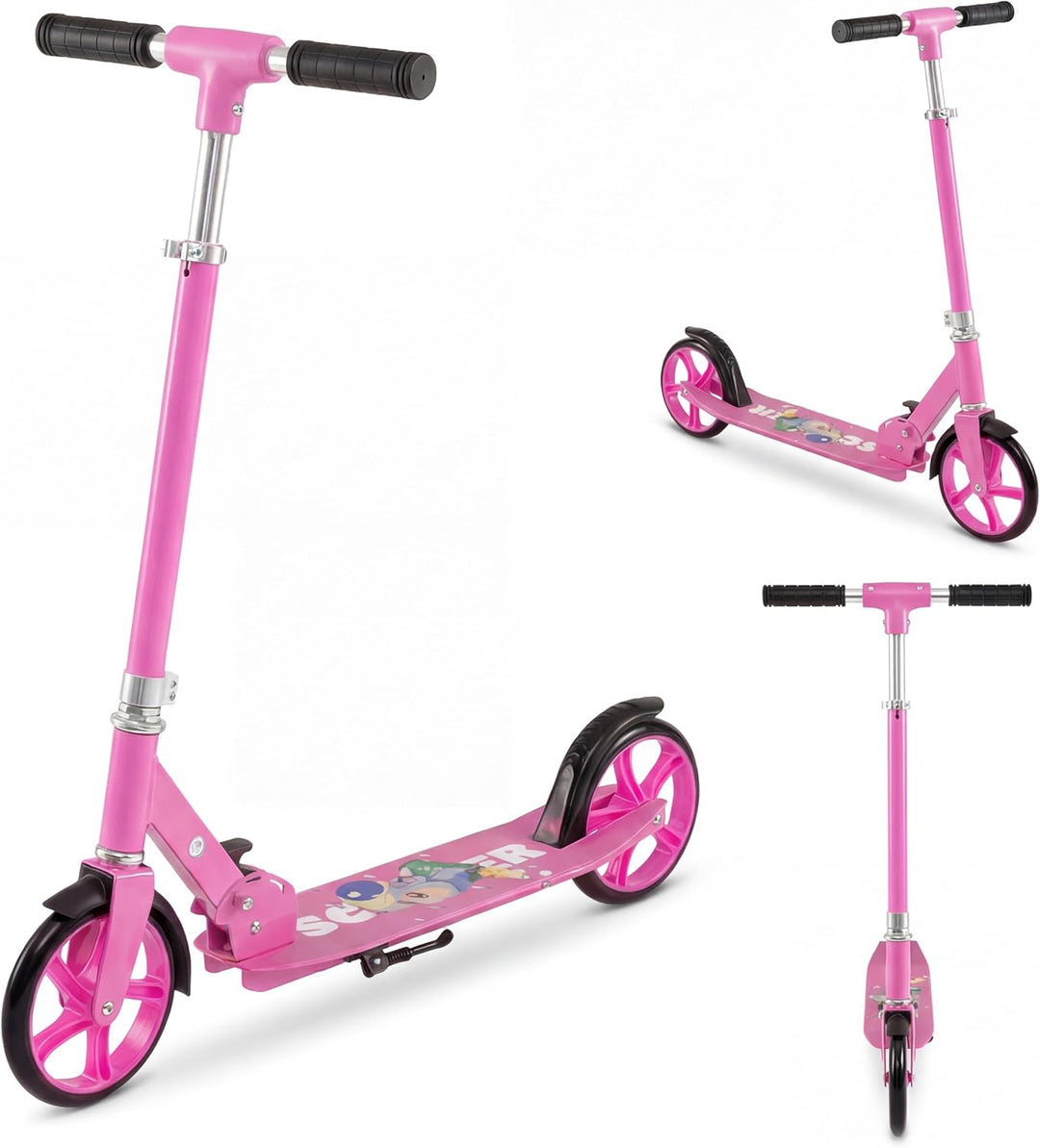 GYMAX Scooter for Kids 8+ Teens & Adults 220LBS Folding Kick Scooters