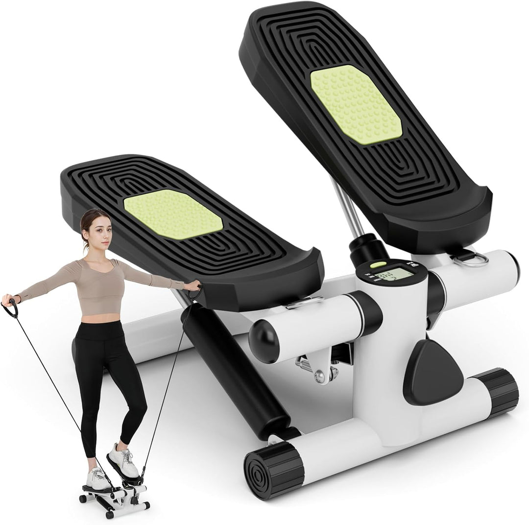 GYMAX Steppers for Exercise at Home Hydraulic Mini Stair Stepper