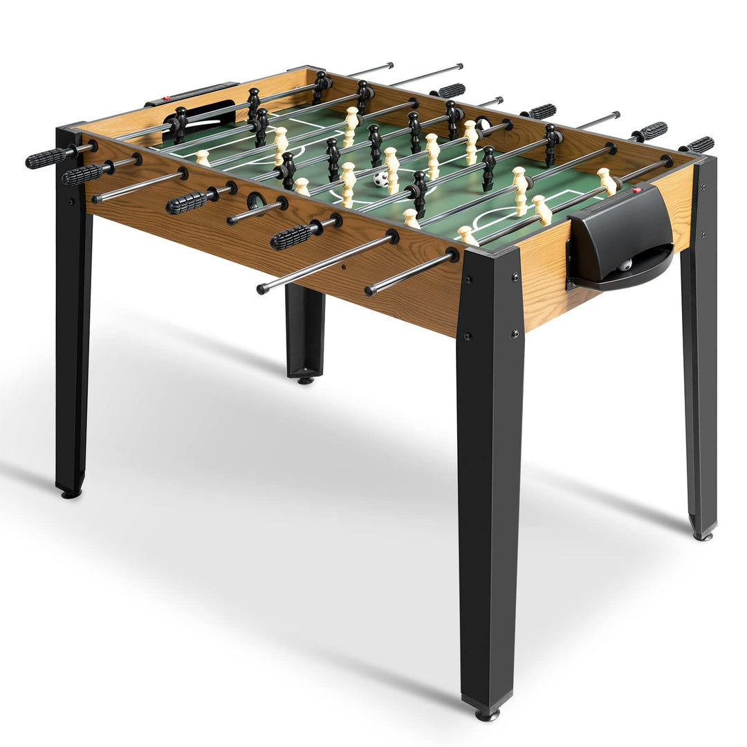 GYMAX 48” Foosball Table, Arcades Soccer Game Table for Multiplayer with 2 Balls