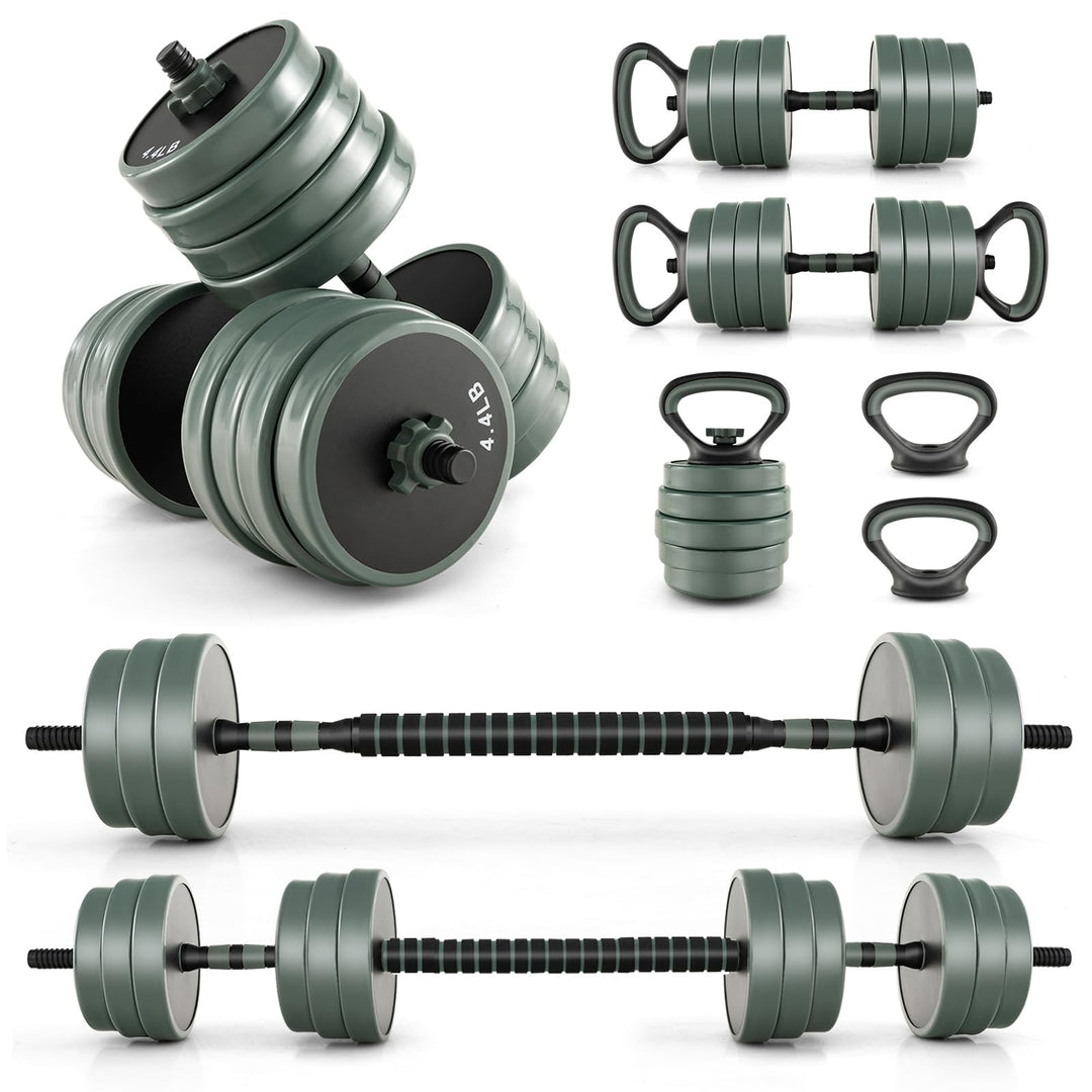 Adjustable Dumbbell Set 4 in 1 Free Weight Set with Connector
