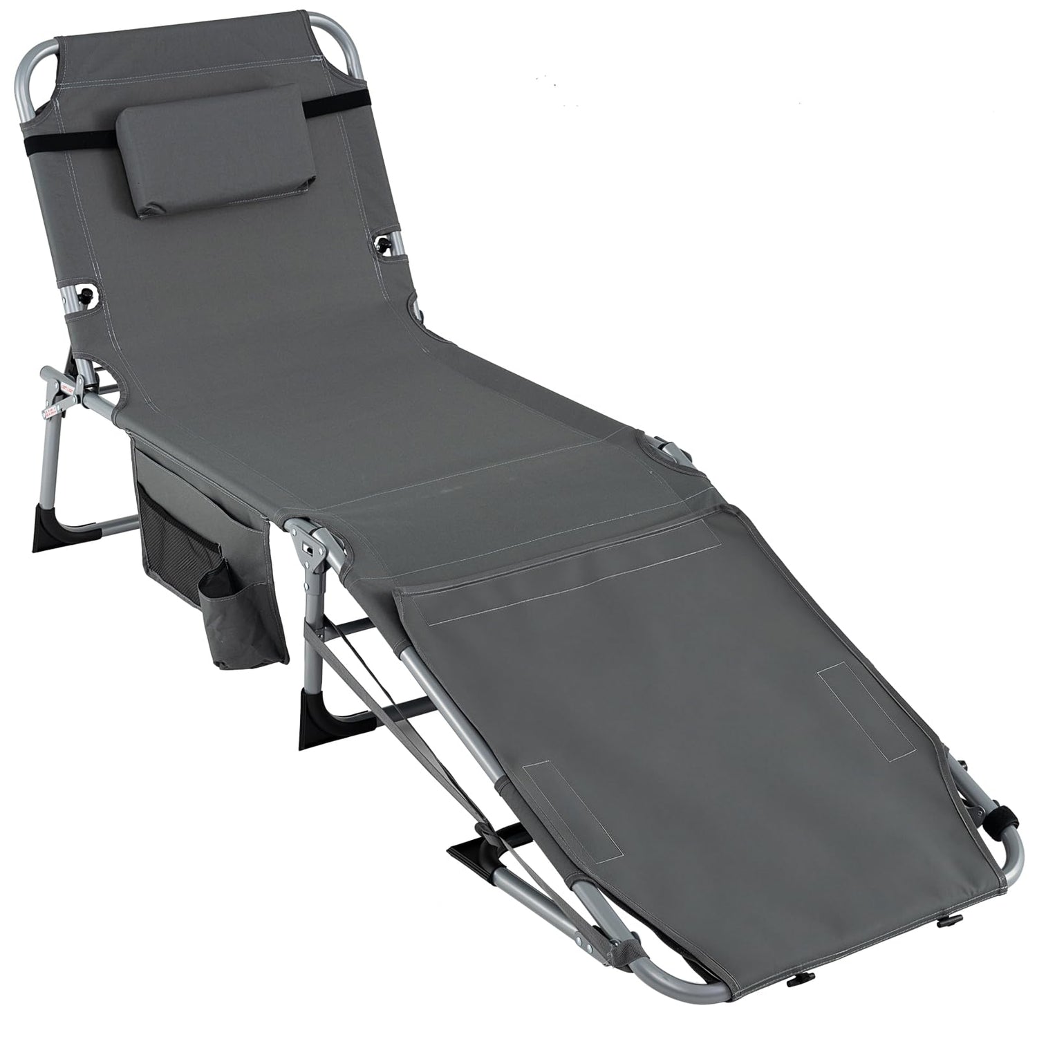 GYMAX Tanning Chair 3 in 1 Sun Bathing Lounge Chairs（1/2）
