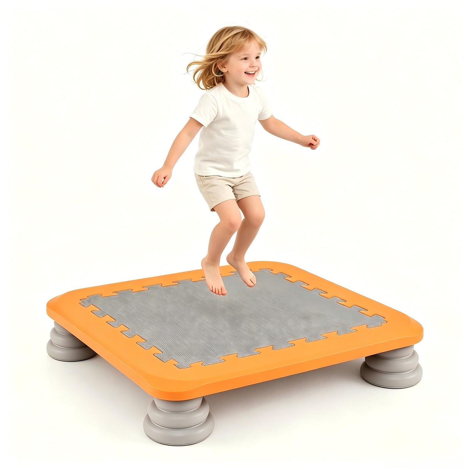GYMAX Mini Trampoline 220 LBS Bounce Board