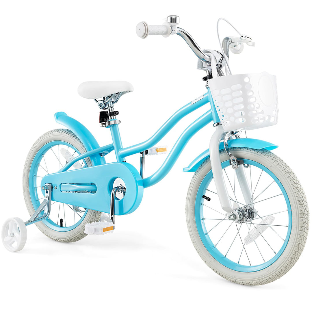 GYMAX Kids Bike for Boys & Girls Aged 3-8 Years, 14/16/18 Inches Children Bicycle w/Training Wheels