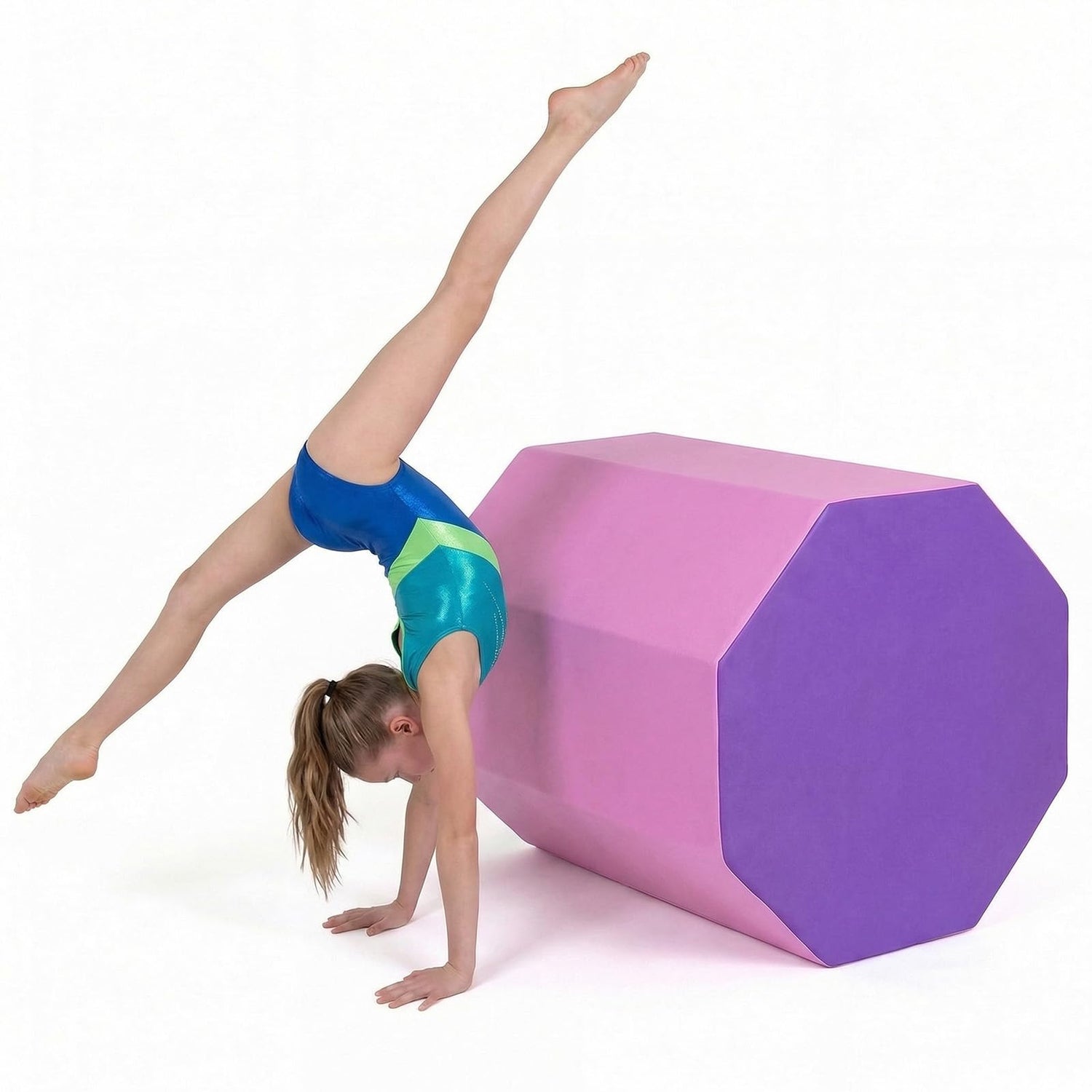 GYMAX 24.5" x 26" Gymnastic Octagon Tumbling Mat