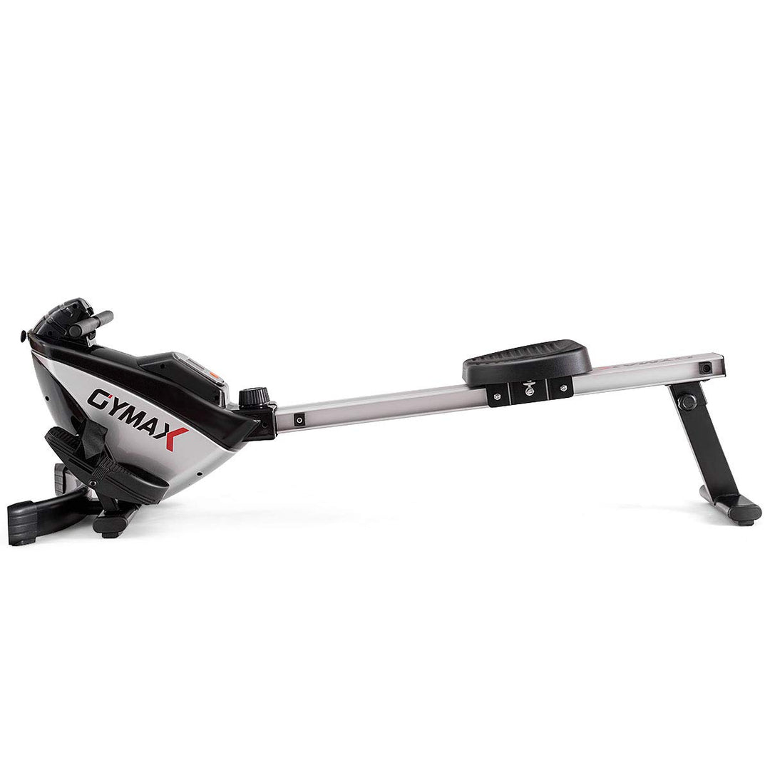 Gymax Magnetic Rower, 8-Level Folding Magnetic Rowing Machine with LCD Monitor, for Home Gym Cardio Exercise Fitness
