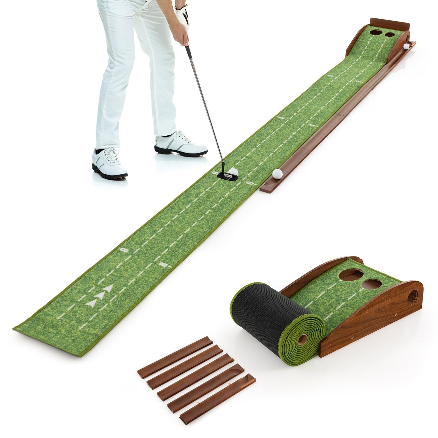 Golf Putting Green Indoor with 2/3 Hole